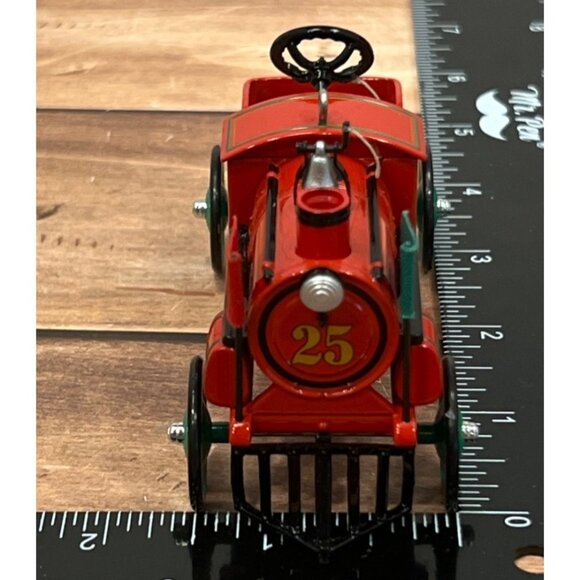 2002 HALLMARK KS ORNAMENT QX8076 1928 JINGLE BELL EXPRESS PEDAL KIDDIE CAR - Picture 9 of 11